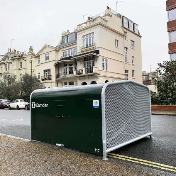 FalcoPod Bike Hangars Roll out for the London Borough of Camden Falco UK LTD